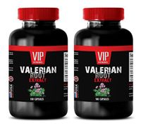 Energy Booster for Men - Valerian Root Extract 125MG - Valerian with - 2 Bottles (200 Capsules)