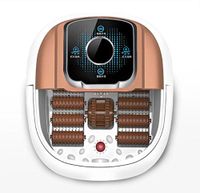 Foot Bath Electric Foot Spa Heated Vibrating Wet Foot Bath Spa Massager Therapy
