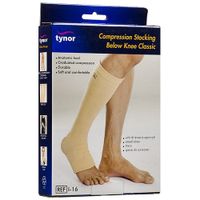 Tynor Compression Below Knee Stocking Small (9.8-11.3 inches)