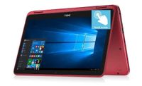 2018 Flagship Dell Inspiron 11.6" 2-in-1 HD Touchscreen Convertible Business Laptop/Tablet - Intel Quad-Core Pentium N3710 8GB DDR3 128GB SSD WLAN Bluetooth HDMI Webcam MaxxAudio USB 3.0 Win 10 -Red