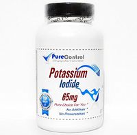 Potassium Iodide 65mg // 200 Capsules // Pure // by PureControl Supplements