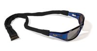 Croakies Cotton Suiters Eyewear Retainer, Black, 14 Inch x 1/2 Inch