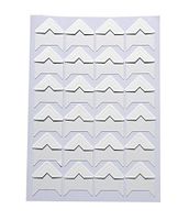 120pcs Self Adhesive Paper Photo Foto Corner Stickers for Scrapbooking, Personal Journal & Diary Adhesives (White)
