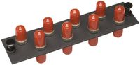 Allen Tel Products GBST-8MM Multimode Phosphorus Bronze Sleeve, Fiber Optic Loaded Mounting Panel ST Adapter, 8-Pack