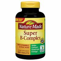 Nature Made Super B Complex Tablets 460 Count (Three Bottles each of 460 Tablets)