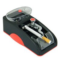 Amiley Cigarette Injector Machine,Hot Sale Electric Automatic Cigarette Rolling Machine Tobacco Maker Roller (Red)
