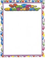 Happy Birthday Balloons Stationery Printer Paper 26 Sheets