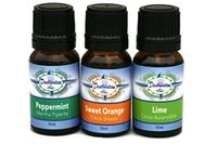 Destination Oils Essential Oils for Energy Gift Set - Lime, Peppermint, and Sweet Orange- 100% Pure