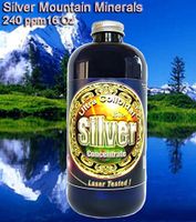 Silver MTN Colloids Liquid Silver,16 oz, 240 PPM