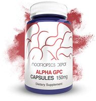 Alpha GPC Capsules | 150mg | 180 Count | Cholinergic Supplement | Brain Health Supplement | Supports Healthy Brain Function | Enhance Cognition, Memory + Focus