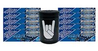 Herb Airtight Container Fresh Kettle with Juicy Jay's Blueberry 1.25 Flavored Hemp Rolling Papers 10 Count DC Crafts Nation- Metal