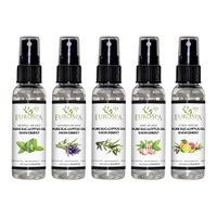 EuroSpa Aromatics Pure Eucalyptus Oil ShowerMist and Steam Room Spray, All-Natural Premium Aromatherapy Essential Oils - Variety 5 Pack - 2 oz Each
