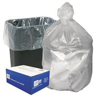 WEBSTER Industries HD24338N High Density Can Liners, 16gal.315mil, 24 x 33, Natural, 1000/Carton