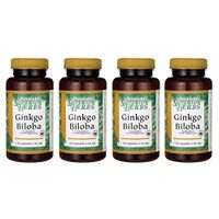 Swanson Ginkgo Biloba (Standardized) 60 Milligrams 120 Capsules (4 Pack)