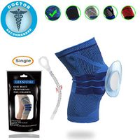 Professional Knee Brace Compression Sleeve - Best Knee Pads Knee Braces for Men Women, Medical Grade Knee Sleeves Support for Meniscus Tear, Arthritis, Joint Pain Relief, Sports Injury Recovery