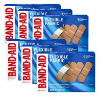 Band-Aid Brand Flexible Fabric Adhesive Bandages for Wound Care and First Aid, All One Size, 600 Count