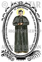 St Bosco Patron of Education with Compassion 4"x6" Set of 6 Linen Postcards