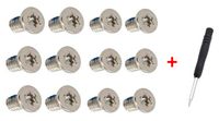 12 Pieces Screws M2x3mm + Tool Torx T5 Replacement Bottom Case Cover Screws Screwset for Dell XPS 13 9343 9350 9360 15 9550 9560 9570 Precision M5510 13.3" Laptop