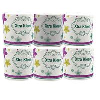 6 Rolls Paper Towels, Soft Toilet Paper Rolls Tissue, White Toilet Paper Towels, Kitchen Paper Towels, Soft Skin-friendly Paper Towels, Table Paper Tissue, Hollow Toilet Paper Table Kitchen Paper