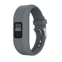 Kanzd Colorful Silicone Replacement Strap Accessory Wristbands for Garmin Vivofit 3 (Gray)