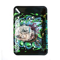 Metal Rolling Tray Durable Art Scroll Tray New Design Green RK-1