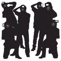 HOLLYWOOD Movie Night Awards Party Wall Decoration PAPARAZZI Add On PROPS