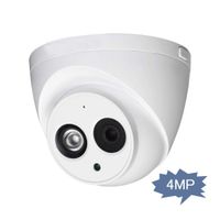 4MP POE Turret IP Camera H.265+ IPC-HDW4433C-A Dome Security Camera with Built-in Mic Outdoor IP67 International Version WDR DNR Onvif(2.8mm)