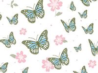 Butterfly Garden Design Gift Grade 20" x 30" Tissue Paper Sheets Size 20" x 30" Choose Package Amount (72)