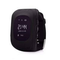 HelloPet Q50 Kids GPS Smart Watch, GPS GSM Bracelet Tracker Support SOS Call, GPS Locator, Voice Chatting, Remote Monitor, Pedometer, Anti-Lost Monitor, Pedometer for Children (Black)