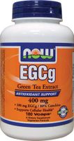 Now Foods, EGCg, Green Tea Extract, 400 mg, 180 Veggie Caps