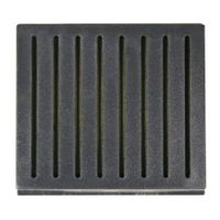Cuban Crafters Accessories Cigar Humidifiers Black Square Humidifier 3.15 Length X 2.75 Width X .71 Height