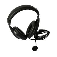 Xunbin Professional Noise Cancelling Radio Overhead Headsets Headphones with Boom Mic for 2 Pin Kenwood Puxing Wouxun Baofeng TYT HYT puxing Linton Pofung Two Way Radio Walkie Talkie UV5R