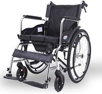 Chairs Mobile Bathroom Shower Wheelchair Lightweight Commode Chair Bedside Toilet Transport Acts Multiple Transfers Hygiene Activity Stainless Steel Bracket