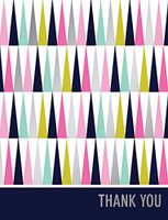 Design Design Rows Of Tall Triangles Thank You Note Cards 20 Count 119-07728