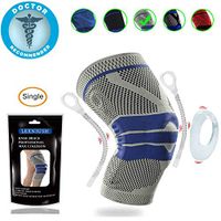 Professional Knee Brace Compression Sleeve - Best Knee Pads Knee Braces for Men Women, Medical Grade knee sleeves support for Meniscus Tear, Arthritis, Joint Pain Relief, Sports Injury Recovery