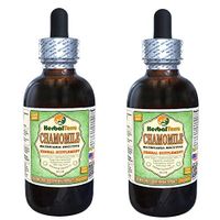 Chamomile (Matricaria Recutita) Glycerite, Organic Dried Flowers Alcohol-Free Liquid Extract (Brand Name: HerbalTerra, Proudly Made in USA) 2x2 fl.oz (2x60 ml)