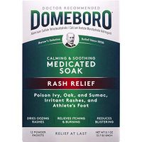 Domeboro Medicated Soak Rash Relief, 12 Powder Packets