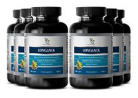 Testosterone Booster Lean Muscle - LONGJACK Natural TESTOBOOSTER - Tongkat ali Plus maca - 6 Bottle 360 Capsules