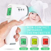 Fishoo Baby/Adult Digital Infrared Forehead Body Thermometer Non-Contact Temperature Measuring