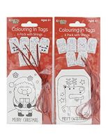 Colouring in Christmas Gift Tags