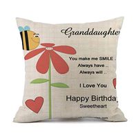 Snowfoller Happy Valentines Day Red Lips Skull Pillow Cases Linen Sofa Cushion Cover Home Decor Pillow Case (G)