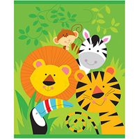Unique Industries Animal Safari Goodie Bags, 8ct, Multicolor - 52163