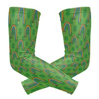 Men's UV Protection Arm Sleeve The Luckiest Compression Arm Sleeve, Skin Protection Cooler Cycling Sleeves for Outdoor Activities to Cover Arms