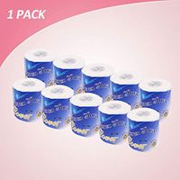 Hbcz Roll Toilet Paper, 3 Layers Gentle Skin-Friendly, Original Wood Pulp Thickened Household Tissue, Toilet Paper Bulk, Clean & Dust-Free