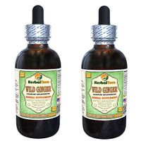 Wild Ginger, Hu Po (Asarum Splendens) Dried Root Alcohol-Free Liquid Extract (Brand Name: HerbalTerra, Proudly Made in USA) 2x2 oz