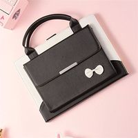 2017 iPad Pro 10.5 Case,elecfan PU Leather Handbag Smart Stand Case Auto Wake/Sleep Feature with Wallet File Pocket for 10.5 Inch Apple iPad Pro - Black