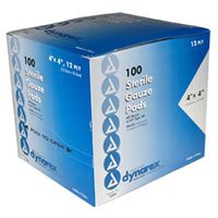 GAUZE PADS ST 4X4 12PLYDYN 100