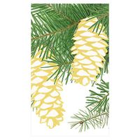 Caspari Pinecones Paper Match Box - 40 Stick Matches