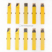 20 PC 3/4" C2 & C6 Carbide-Tipped Tool BIT Set Single Point BRAZED Lathe KIT