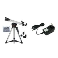 Celestron 60LCM Computerized Telescope (Black) with Celestron 18778 AC Adapter (Black)